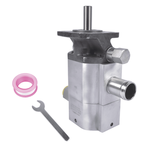 16 GPM Hydraulic Wood <b>Log</b> Splitter Pump 2 Stage 3000 PSI Aluminum 1/2\" NPT Outlet Port - Product Image 1