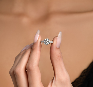 2.30 Carat Round Brilliant Cut Lab Grown Diamond <b>Ring</b> 925 Sterling Silver Gift For Wedding & Anniversary - Product Image 2