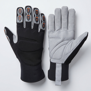 Gants de travail en cuir renforcé Amara, résistants aux coupures, résistants à la chaleur, protection des mains, construction, mécanicien, hiver - Product Image 6