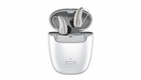 Aide auditive numérique rechargeable RIC Pure Charge and Go BCT 3IX, 32 canaux, pour seniors, gestion du bruit Bluetooth, bleu