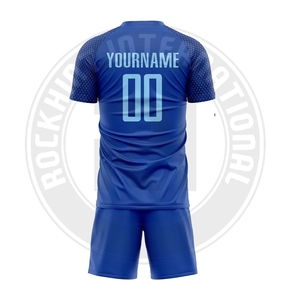 Ensemble d'uniformes de football de qualité supérieure, respirant et à séchage rapide, maillot et short pour les équipes, entraînements et matchs, hommes et femmes - Product Image 3