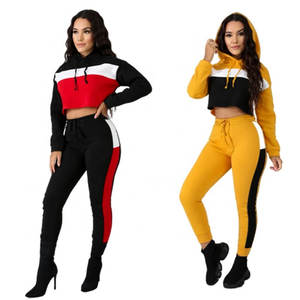 Ensemble jogging deux pièces pour femme, vêtements de sport, tenue de fitness, vêtements de sport décontractés, streetwear tendance - Product Image 2