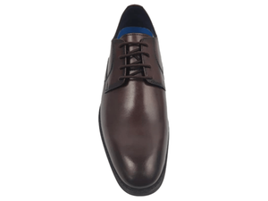 Mocasines de Hombre de Cuero Genuino Marrón y Sintético con Cordones, Punta Cerrada, Profesionales, Suela de Goma Sólida y Cómoda, para Todas las Temporadas - Product Image 2