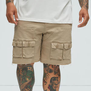 Shorts de sport pour hommes de haute qualité, unis, respirants, élastiques, vêtements streetwear noirs, logo personnalisé. - Product Image 3