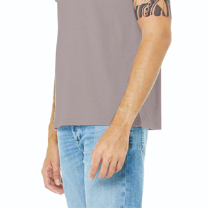 เสื้อยืดเจอร์ซีย์ผ้าฝ้ายคุณภาพสูง 100% สำหรับผู้ชายและผู้หญิง แบบยูนิเซ็กซ์ สกรีนโลโก้ได้ แขนสั้น กันยับ สไตล์สตรีทแวร์ - Product Image 1
