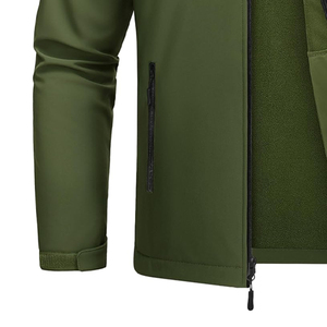 Custom Made 2024 Men's Waterproof Men Softshell <b>Jacket</b> for Hunting Hiking & Camping Solid Pattern Woven Technique - Product Image 4