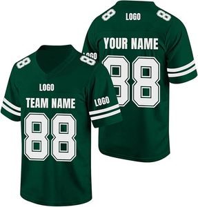 Maillot de football américain personnalisable pour homme grande taille, col en V, manches courtes, bretelles réglables, imprimé HD, polyester anti-humidité - Product Image 2