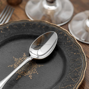 Juego de Cucharas para Postre de Acero Inoxidable de Alta Calidad, Última Colección, Acabado Espejo, Proveedor de Cubiertos para Fiestas - Product Image 6