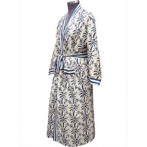 Última Tendencia: Kimono para Mujer, Personalizado, Ecológico, 100% Algodón, Tejido a Mano, Cuello en V, Cinturón, Largo Completo, Corte Holgado, Digital - Product Image 2