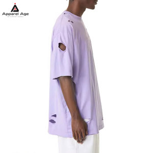 เสื้อยืดผู้ชายลายพิมพ์สไตล์วินเทจ ผ้าฝ้าย 100% ดีไซน์ใหม่สำหรับใส่กลางแจ้ง ทรงหลวม แฟชั่นขายส่ง - Product Image 4
