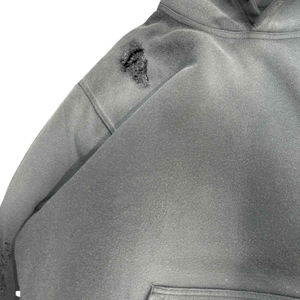 Hoodies tendance délavés à l'acide, teints en pièce, effet vintage, en coton biologique durable, hoodies vierges délavés à l'acide, vêtements - Product Image 4