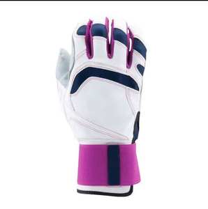 Gants de frappeur de baseball/softball tendance en cuir, personnalisables avec logo, manchette intégrale, ambidextres, respirants, qualité supérieure – Vente en gros - Product Image 3