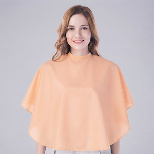 Cape de coiffeur à manches courtes, col rond, pour salon de coiffure et coupe de cheveux - Product Image 6