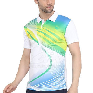 T-shirt d'été à manches courtes en maille sublimée, écologique, coupe décontractée, design personnalisé pour la pêche et le golf - Product Image 2