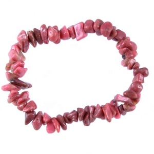 Bracelet à puce bracelet à puce de rhodonite naturelle bracelet à puce en pierre de cristal pierre précieuse femmes grossiste en cristal naturel coloré - Product Image 2