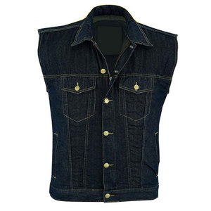 Chaleco Vaquero para Hombre 2026, Transpirable, Informal, para Invierno, con Abertura Frontal con Botones, 100% Algodón - Product Image 1