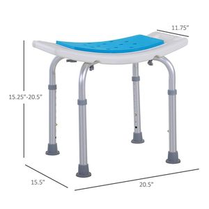 Sgabello da Doccia Regolabile in Altezza, Antiscivolo con Foro Integrato per Doccia, Accessorio per Bagno - Product Image 5
