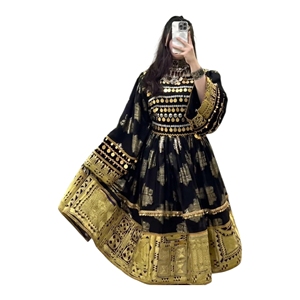 Wholesale Prices Latest Designs Afghani <b>Dress</b> Women Low MOQ Afghan Kuchi Party <b>Dress</b> High Neck Long Sleeve Casual <b>Dresses</b> Adults - Product Image 1