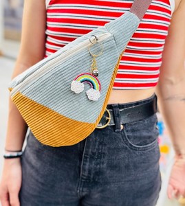 Handmade Beaded Keychain Rainbow Dog Charm Cute Bag Pendant Fashion <b>Key</b> <b>Ring</b> Gift Custom Logo Wholesale Supplier - Product Image 2