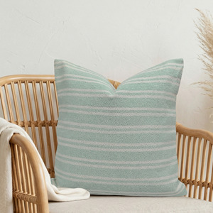 Handmade Luxury Woven Pillow Sham Indian Wholesale Decorative Pillow <b>Cover</b> Soft Cotton Fabric Durable Zipper <b>Throw</b> Pillowcase - Product Image 1