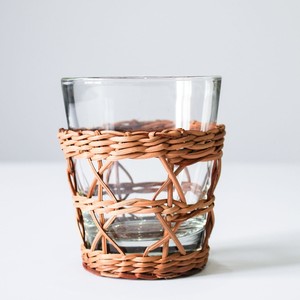 Porte-gobelets en rotin tressé pour verres, prix de gros - Product Image 4