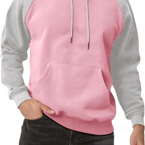 Sweat à capuche en polaire épais personnalisé pour homme - Unisexe, surdimensionné, 100% coton, écologique, avec broderie - Product Image 1