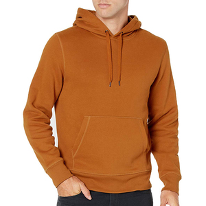 Regular Fit Men's Winter Pullover Hoodie 100% Cotton <b>Thick</b> <b>Fleece</b> Lined Sweatshirt Pocket Quick Dry Breathable Custom Streetwear - Product Image 2