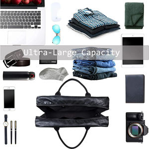 กระเป๋าเดินทางหนังแบบดัฟเฟิลพร้อมช่องใส่รองเท้า / กระเป๋าเดินทางหนังแบบดัฟเฟิลรุ่นใหม่ราคาถูกพร้อมสลักชื่อได้ - Product Image 5