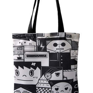 Bolsas de Mano Personalizadas al por Mayor de SILKZON INDUSTRY, con Logotipo Sublimado, de Poliéster, Ecológicas, Reutilizables, con Cierre de Hombro, Tamaño 10 - Product Image 2