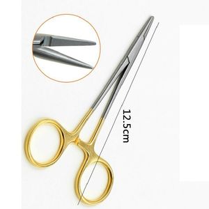 Portaagujas TC de 12.5 cm, Carburo de Tungsteno, Acero Inoxidable, Instrumento Quirúrgico Reutilizable, Herramienta Médica - Product Image 1