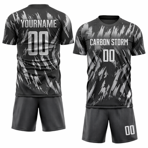 KIT DE FOOTBALL PERSONNALISÉ Uniforme d'équipe de football élégant personnalisé 100% polyester Séchage rapide Fournisseur OEM pour commandes en gros - Product Image 2