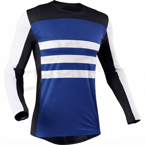 เสื้อเจอร์ซีย์มอเตอร์ไซค์วิบากสำหรับแข่งรถ MX แขนยาว แห้งเร็ว ผลิตจากโพลีเอสเตอร์ 100% รับผลิตตามสั่งพร้อมโลโก้ - Product Image 2