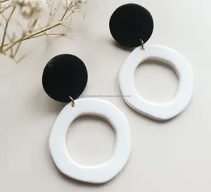Hermosos pendientes de resina de alta calidad hechos a mano al por mayor a un precio asequible - Product Image 6