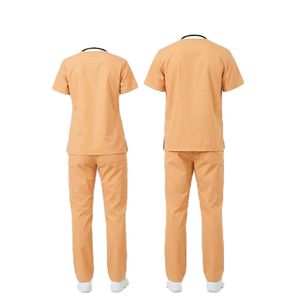 Ensemble de blouses médicales en gros avec logo personnalisé, extensible dans les 4 sens, séchage rapide, coupe droite, uniformes d'hôpital, fourniture en gros d'usine - Product Image 2