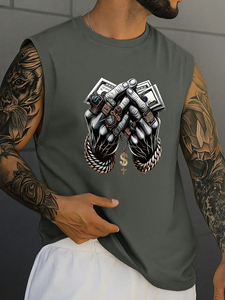 Oferta Caliente: Chaleco sin Mangas de Algodón para Niños, Diseño Sencillo, Camiseta sin Mangas para Niños, Venta al por Mayor Personalizada - Product Image 2
