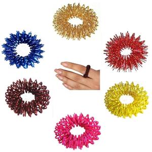 Nouveau produit 2026 : Anneaux de massage par acupression pour doigts et bras, type Sujok, d'Inde - Product Image 1