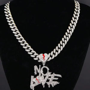 Chaîne cubaine personnalisée entièrement sertie de diamants CVD de laboratoire VVS en argent 925 plaqué or, collier montre de luxe en moissanite pour homme - Product Image 3