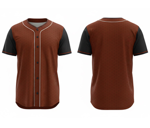 Fabricante de Camisetas de Béisbol Sublimadas al por Mayor, Camiseta con Logotipo y Números Personalizados |   Base de Poliéster Transpirable - Product Image 6