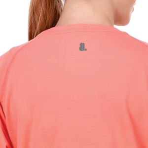 Be <b>Dot</b> Women's Pink Full Sleeve O-Neck Casual T-Shirt 100% Organic Cotton <b>Eco</b>-Friendly Logo Quick Dry Solid Nonwoven Regular Fit - Product Image 2
