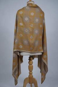 Echarpe de Lana Fina de Cachemira para Mujer VIC, 70x200 cm, Modelo VIC-CFW-CJB-002, Transpirable, para Uso Diario y al Aire Libre, Hecho en India y Pakistán - Product Image 3