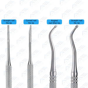 Lima de uñas de los pies de alta calidad, instrumentos de belleza, herramientas de manicura y pedicura, juego de herramientas, lima de uñas de doble extremo con etiqueta personalizada - Product Image 2