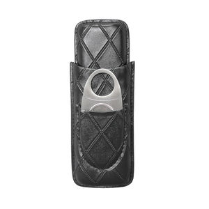 Étui à cigares en cuir PU de haute qualité personnalisé avec coupe-cigares, coffret cadeau, étui à cigares, coffret cadeau pour fumeurs - Product Image 1