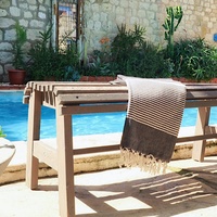 Serviette turque 100% coton XL, serviette de plage turque, peshtemal, serviette de hammam turque, fabriquée en Turquie