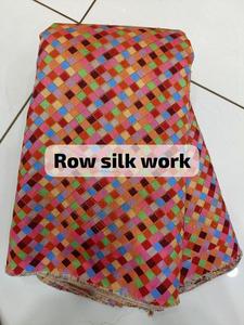 Tela de Seda Cruda Bordada para Prendas Étnicas Elegantes, Calidad Premium, Venta al Por Mayor, Material para Vestidos de Diseñador, Piezas Cortadas - Product Image 3
