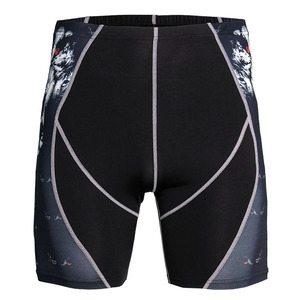 Eco-Friendly High Stretch Breathable Quick Dry BJJ Compression <b>Shorts</b> Customized Sublimation Print Solid <b>Base</b> <b>Layer</b> Tight <b>Shorts</b> - Product Image 3