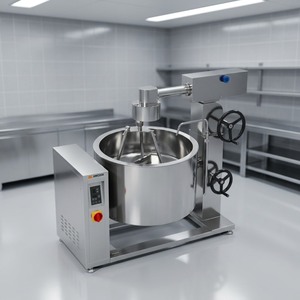 Olla de vapor con inducción y revestimiento giratorio Amicook 380V/440V, modelo de bajo consumo, estufa eléctrica de alta resistencia, suministros de cocina - Product Image 5
