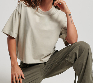 Camiseta de Verano para Mujer, Cómoda, Corte Regular, Bajo sin Rematar, Ligera, Transpirable y de Secado Rápido - Product Image 6