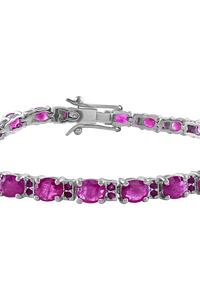 Pulsera de Rubí en Plata de Ley 92.5 KLSB-20130 - Product Image 5