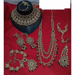 Beautiful Fine Jewelry <b>Set</b> with Sparkling Austrian Beads Designed for Brides and Special Wedding Occasions - Product Image 1