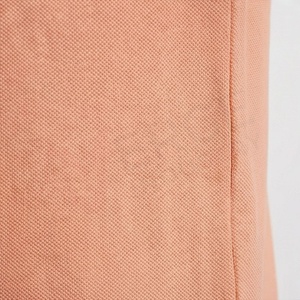 Polo en piqué de coton à manches courtes pour homme, couleur pêche, décontracté, respirant, tricoté, coupe classique - Product Image 5
